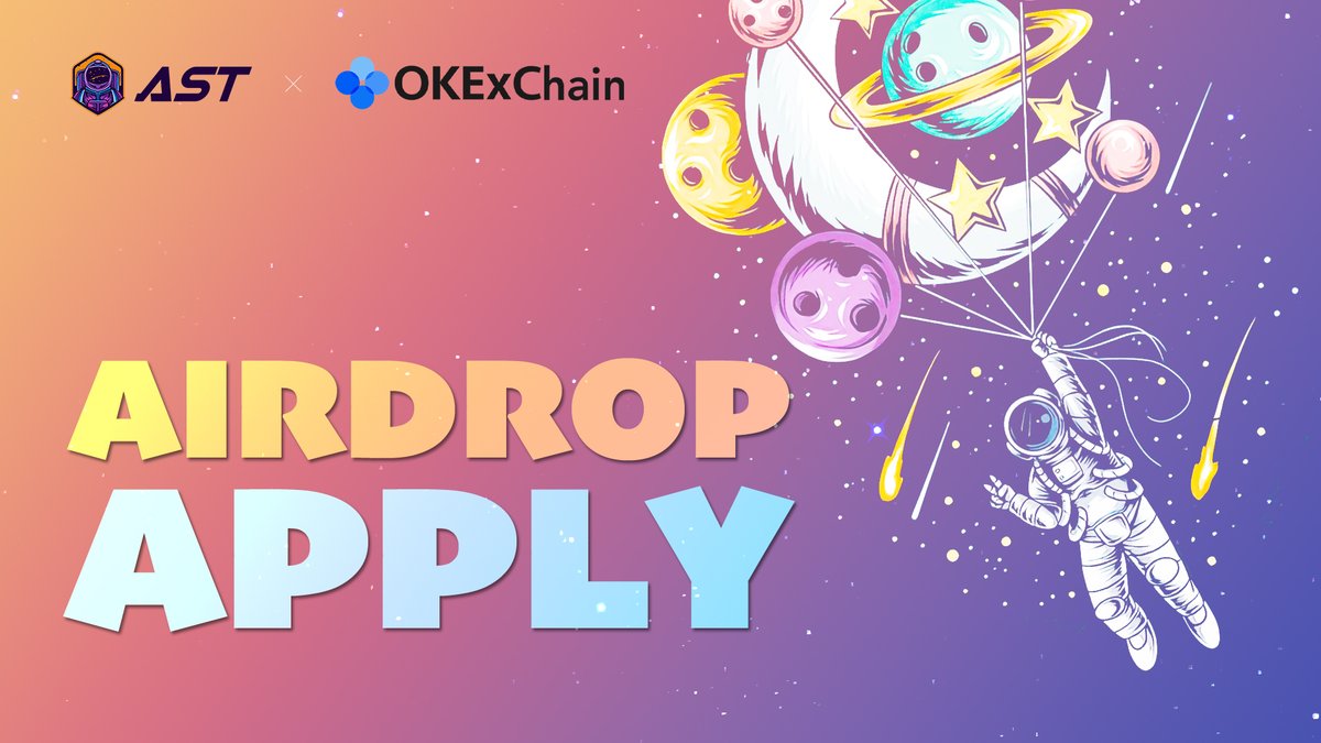 🚨GIVEAWAY TIME🚨

We are giving away 10000 AST tokens to some lucky people in our community! 

How to enter:
1: Follow us! <a href="/AST_Finance/">AST_Space Station</a>
2:Join us :t.me/AST_Finance
3: RETWEET AND LIKE!
4: Tag 3 friends! 
<a href="/OKExChain/">OKExChain</a> <a href="/JayHao8/">banned</a> @Jswap_Finance <a href="/CherryswapNet/">hussein</a> <a href="/kswap_finance/">KSwapFinance</a>