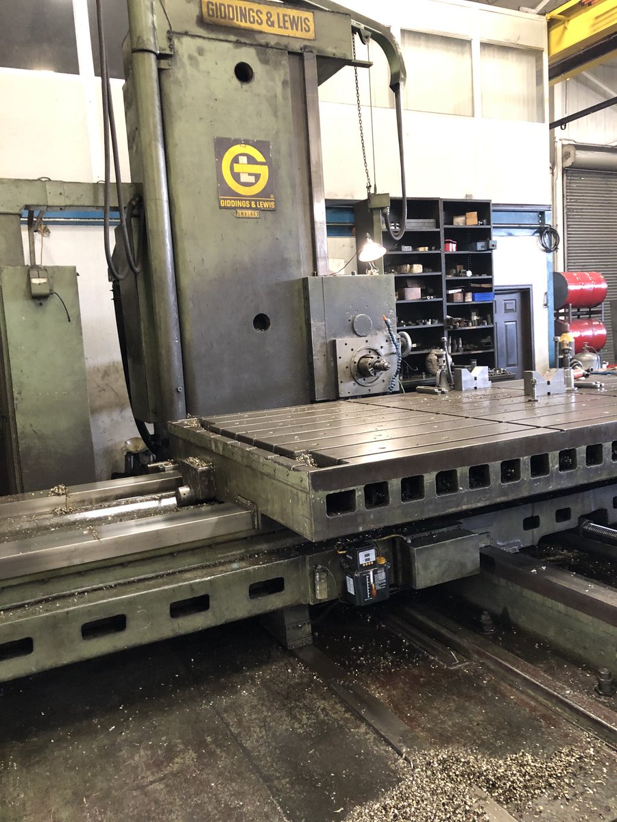 Machinetoolcomm's tweet photo. Used Boring Mills For Sale - 6” Giddings & Lewis Table Type Horizontal Boring Mill https://t.co/KMclHvuBc0
#boringmill #giddings #mfg #machinetools #tabletype #usedmachinetools #imts #sme #machineshop #machining #milling https://t.co/ccqvPtiFxE