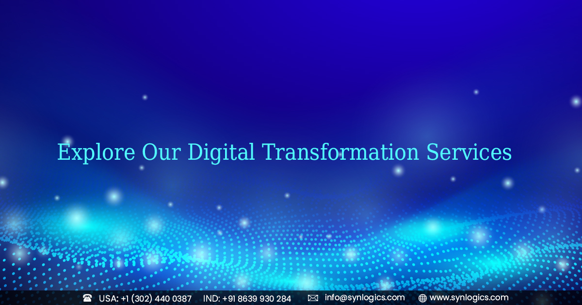 kakkirenivenkat's tweet image. We help our clients to implement end-to-end digital transformations. #SynLogics plans the necessary steps and assembles a dedicated development team that delivers innovative solutions &amp;amp; great digital experiences.

Connect us at info@synlogics.com for #DTSolutions