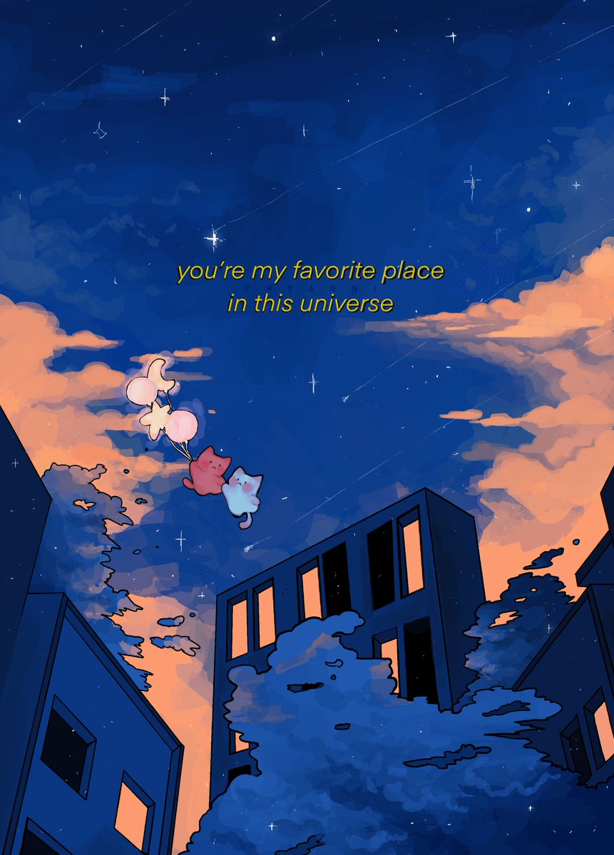 cryyanni's tweet photo. you’re my favorite place in this universe🌟 https://t.co/U2FIdGfg5x