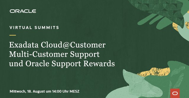 In dieser Episode zeigen wir Ihnen, wie Sie sich mit dem neuen #Multi-Customer Programm neue attraktive Geschäftsmodelle erschließen können. Wie gehen auch auf das neue Oracle Support Rewards Programm ein #Exadata #Cloud@Customer #Autonmous bit.ly/3fkyxGE
