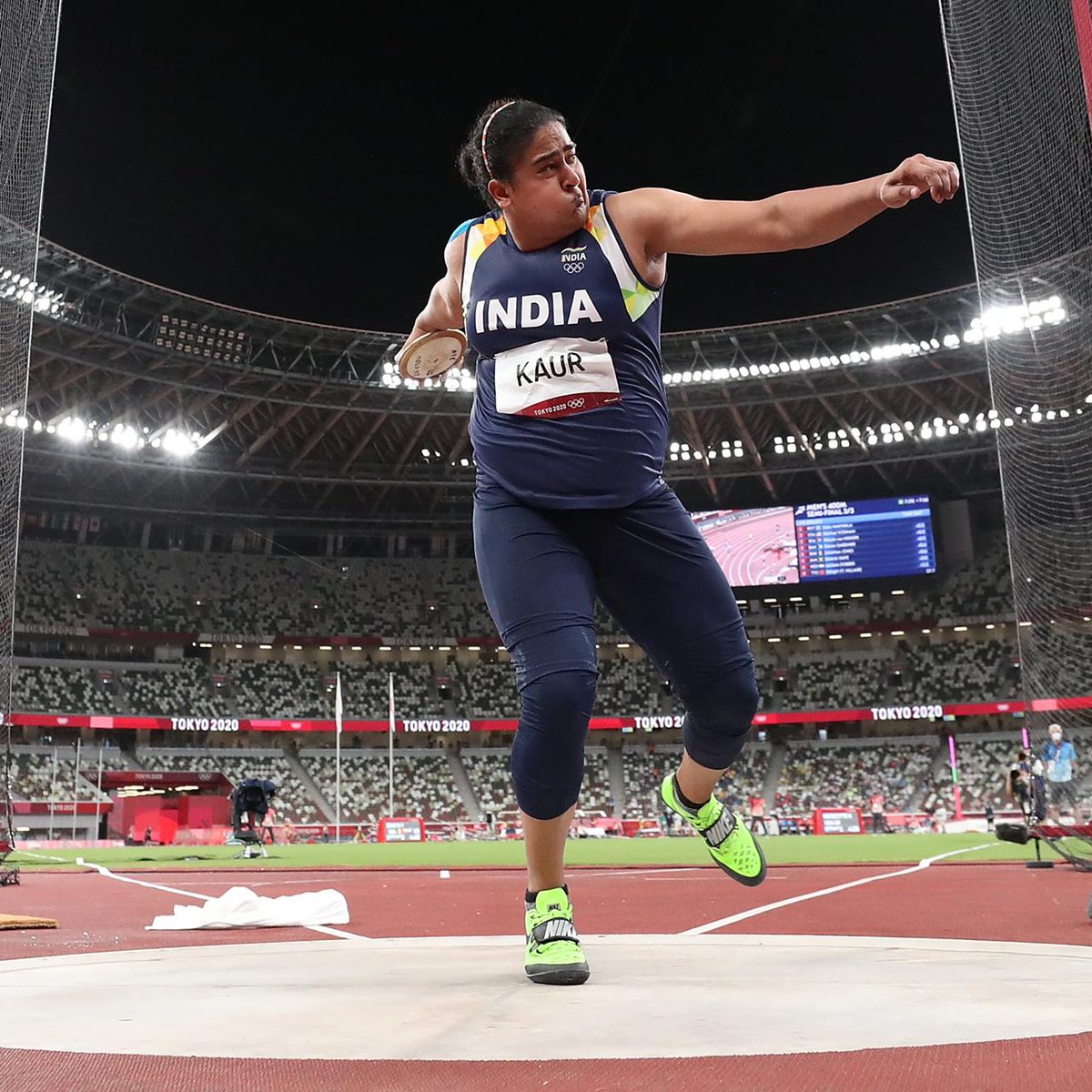 Sometimes we win, sometimes we learn. Hard luck Kamalpreet!

We are proud of you for giving your best &amp; representing India 🇮🇳 at such a big stage. 
This experience will only make you a stronger athlete in the future.

#Athletics #Olympics #Tokyo2020