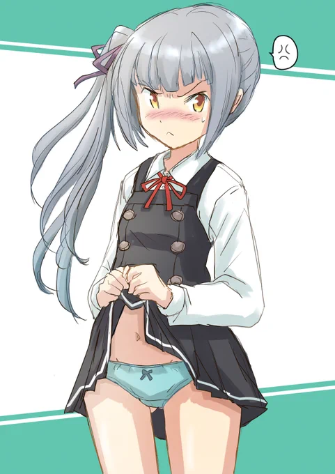 今日はおぱんつの日と聞いたので慌てて霞ちゃんにお願いしました 
