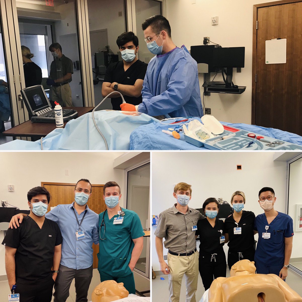 Our freshly minted interns had a wonderful time during the Central Line Course.