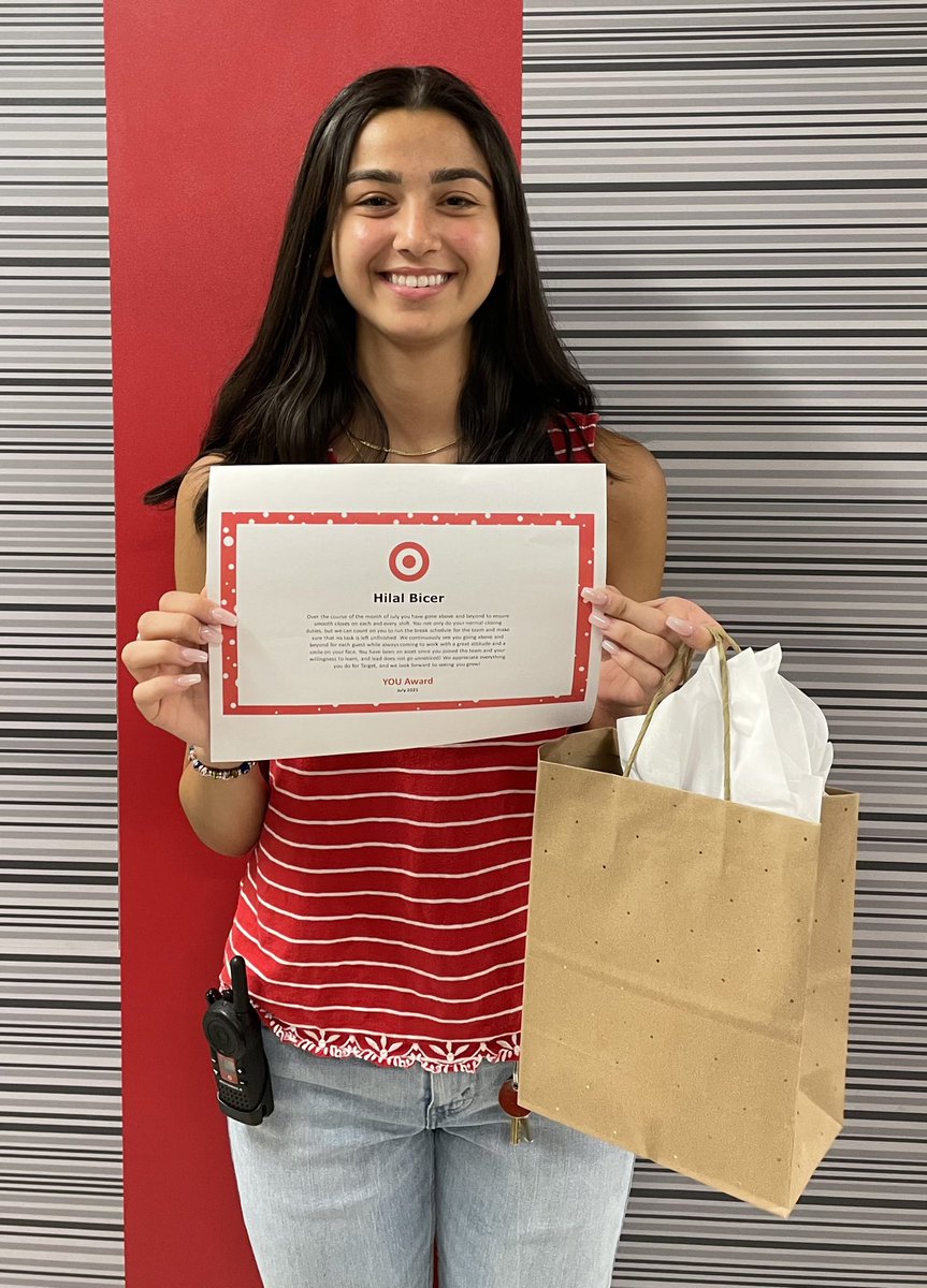 Shelly Ewing (@shellyetgt) on Twitter photo Congratulations to our July YOU Award Winner, Hilal! No matter what is asked of her, she delivers, and ALWAYS with a smile! Way to go Hilal! You are amazing! <a href="/AnaYacopino/">Ana Yacopino</a> <a href="/Shane23psu/">Shane imschweiler</a> <a href="/morin_annalee/">Annalee Morin</a> <a href="/DrydenMallory/">Mallory Dryden</a> @Michaelb5589 <a href="/ronygarcia79/">Rony Garcia</a>
#worksomewhereyoulove #target2310 Congratulations to our July YOU Award Winner, Hilal! No matter what is asked of her, she delivers, and ALWAYS with a smile! Way to go Hilal! You are amazing! <a href="/AnaYacopino/">Ana Yacopino</a> <a href="/Shane23psu/">Shane imschweiler</a> <a href="/morin_annalee/">Annalee Morin</a> <a href="/DrydenMallory/">Mallory Dryden</a> @Michaelb5589 <a href="/ronygarcia79/">Rony Garcia</a>
#worksomewhereyoulove #target2310