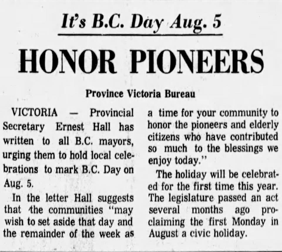 Happy BC Day. A lasting legacy from the Dave Barrett NDP government. #bcpoli @bcndp #BCHistory