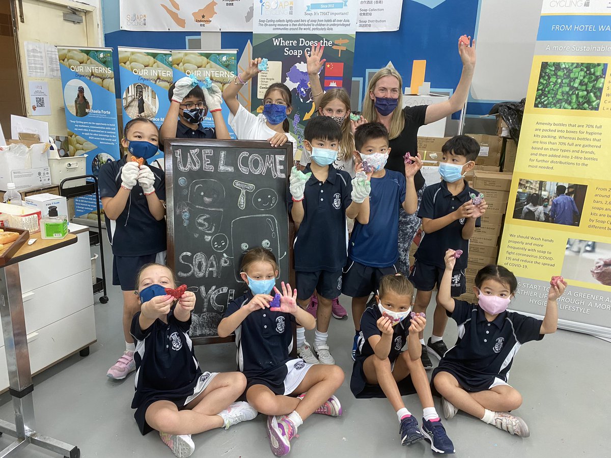 HarrowHKLS's tweet photo. Thank you to the ‘Hands on’ Harrow parents, children and FoH who volunteered to produce 20 kilos of soap which will help 38 families! #makeadifference #proud #Friendsofharrow @HarrowHKLS @LSHeadHarrowHK @HeadHarrowHK https://t.co/6SM8PHlmOA