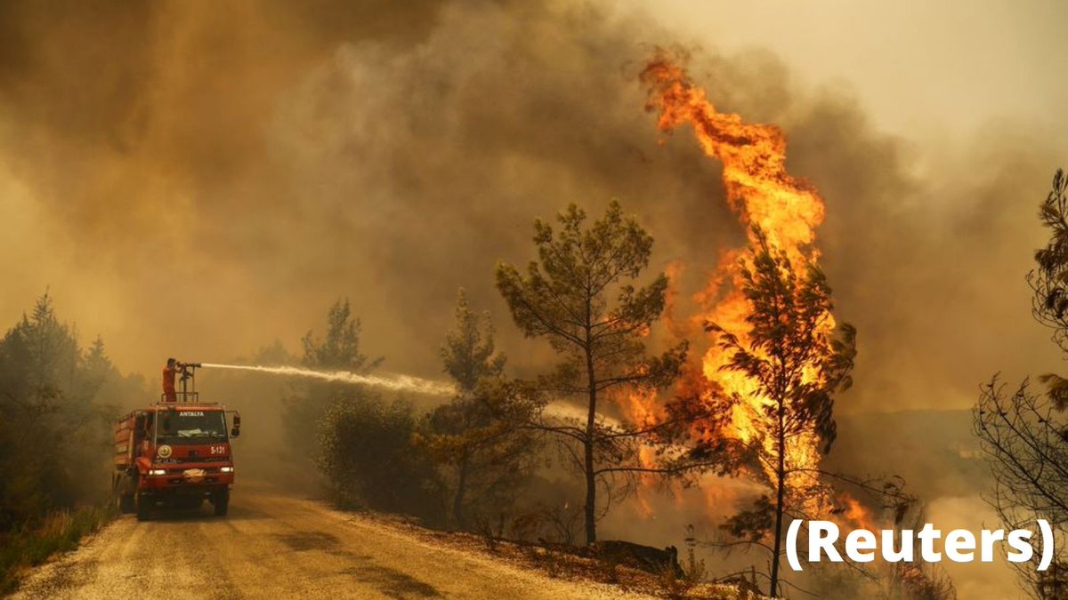 Sad to hear about massive #Wildfires raging across #Greece, #Turkey &amp; #Italy destroying thousands of hectares of #forests and disrupting #flora #fauna &amp; #livelihood. #InternationalCommunity should step up to help the needy. Also, focus should be on tackling #GlobalWarming.