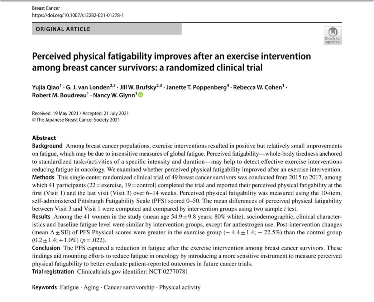 Think about if you should use fatigability measures in an intervention study? Check our group’s new findings👇