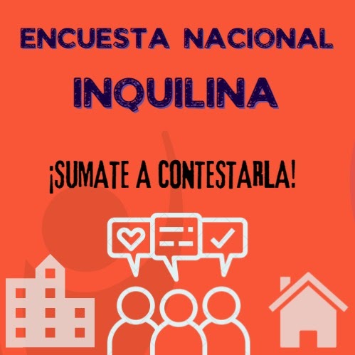 📝 Encuesta Inquilina Julio/Agosto 2021.
📆 A un año de la Sanción de la Ley de Alquileres queremos relevar la realidad de los alquileres y la situación de las familias inquilinas.
En menos de 1 minuto podes completar la encuesta que te dejamos acá 
forms.gle/PyuV5gfg9sDmQD…