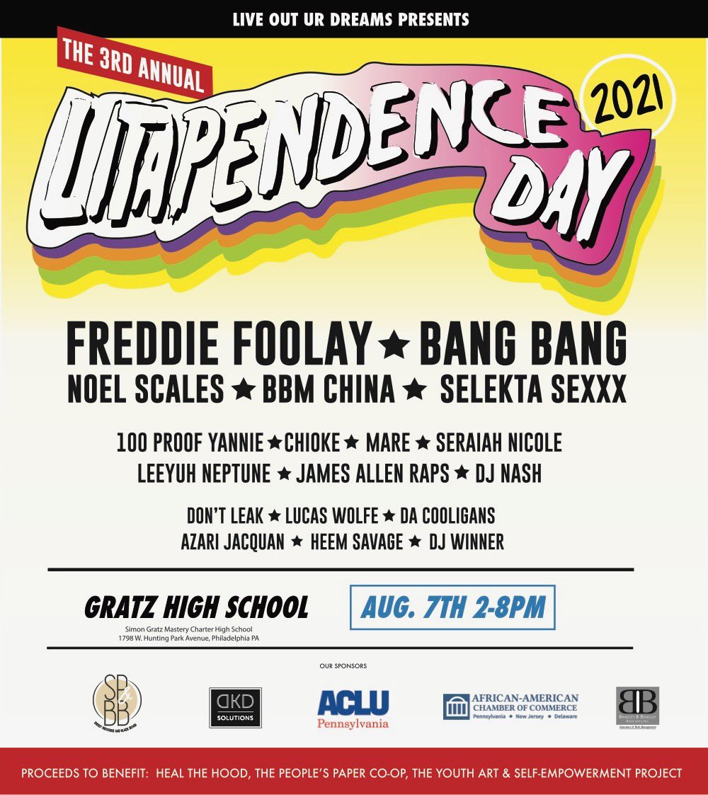 LITAPENDENCEDAY's tweet photo. We’re giving away some free stuff here’s how you win:

1) Follow the @LitapendenceDay
2) Tag a friend in the comments + RT
3) Share the event flyer and tag @LitapendenceDay.

CONTEST ENDS 8/6 6PM
#LitapendenceDay: AUGUST 7 2 PM -8PM.

https://t.co/c0QmgdGXGH https://t.co/HPQqDwfiuf