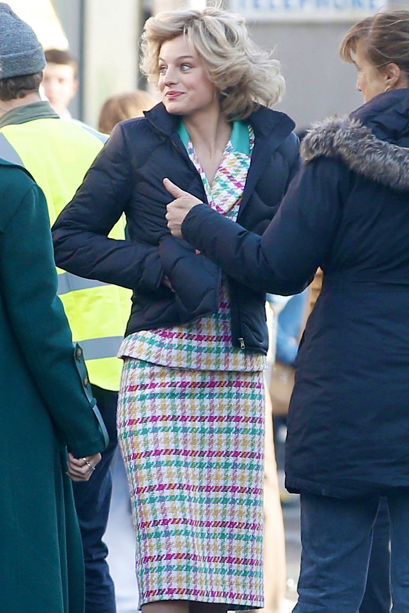 corrinfiles's tweet photo. emma corrin on the set of the crown https://t.co/UA8yCASieA