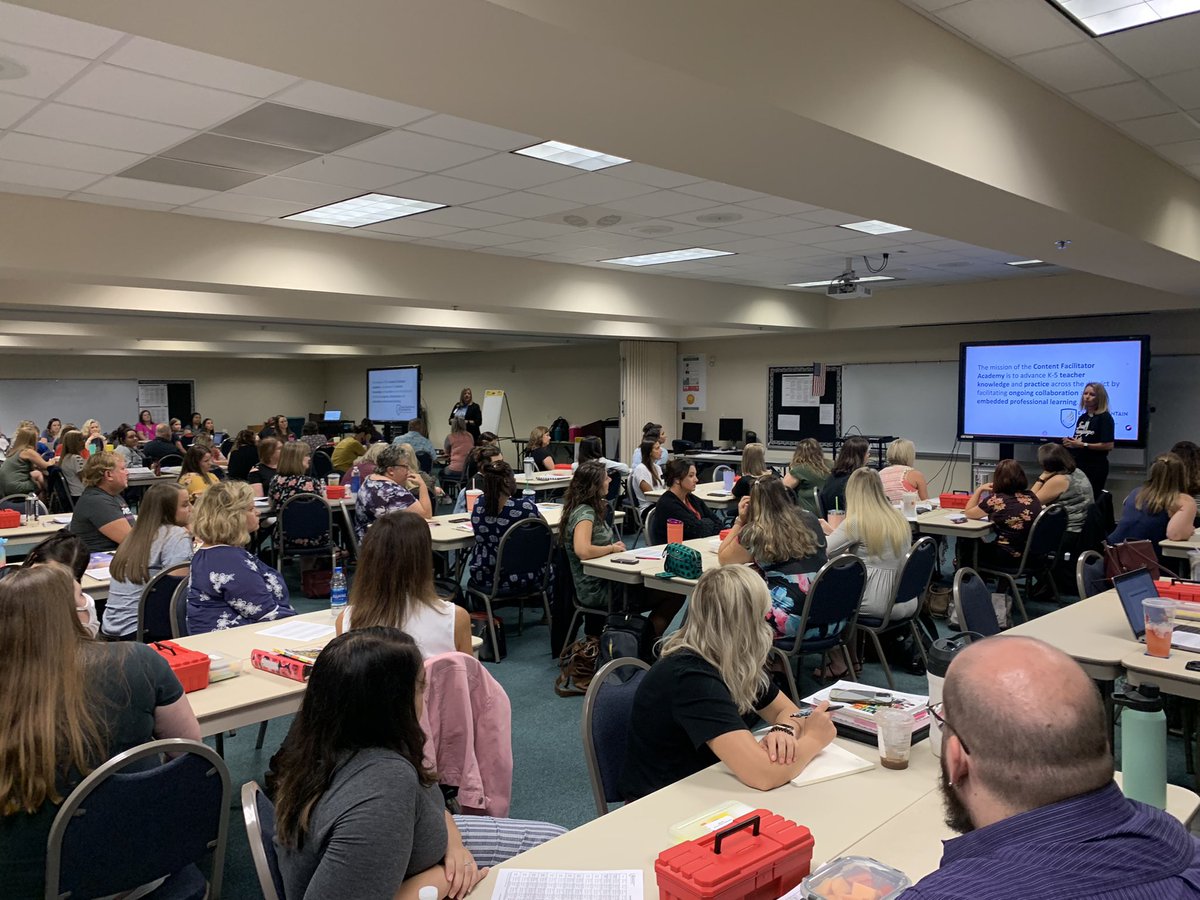 So great to have all of these amazing teachers back with us for two days of learning together. #emsreads #emsmath #leemosenems