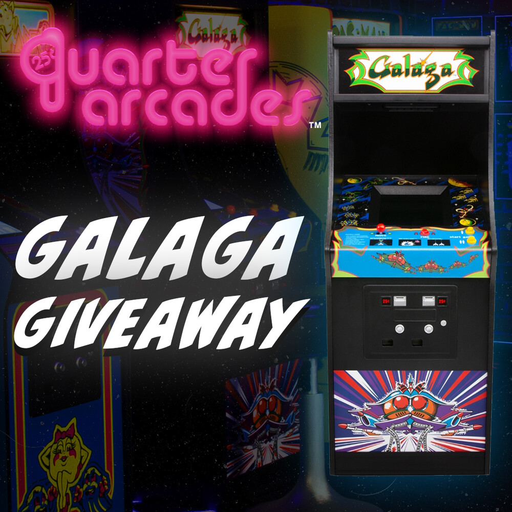 Galaga turns 40 this year and to celebrate we're giving away one of our fantastic #Galaga Quarter Arcade machines to one lucky winner!  

To enter: FOLLOW us, RT this post + TAG upto 3 friends (1 entry per tag)

Competition is open to all &amp; ends 31.8.21 - GOOD LUCK!