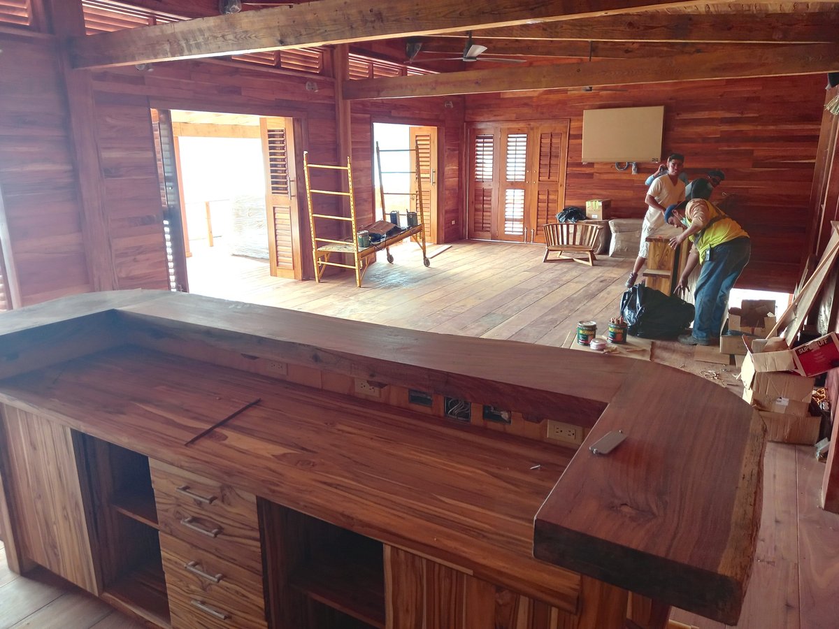 BITTERENDYC's tweet photo. Last Monday we promised interior photos of the new Quarterdeck Marina building. But instead we have decided to show four different interior photos and ask if you could guess which photo was from which building #MondayMotivation #BringBackBitterEnd #Construction #progress #BEYC https://t.co/YUtXmu3KC0