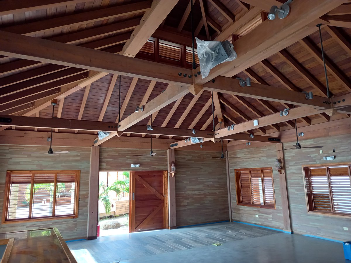 BITTERENDYC's tweet photo. Last Monday we promised interior photos of the new Quarterdeck Marina building. But instead we have decided to show four different interior photos and ask if you could guess which photo was from which building #MondayMotivation #BringBackBitterEnd #Construction #progress #BEYC https://t.co/YUtXmu3KC0