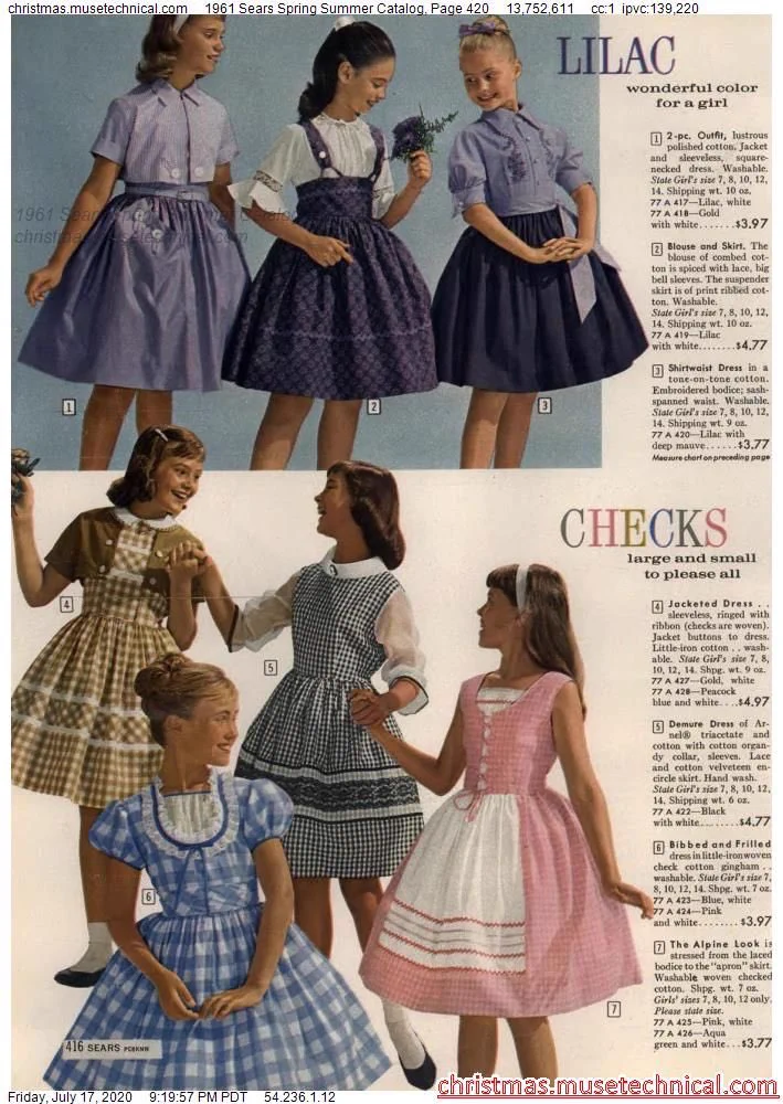 60年代の子供服が上品で素晴らし過ぎる！子供の頃から素敵な色に囲まれる幸せ…