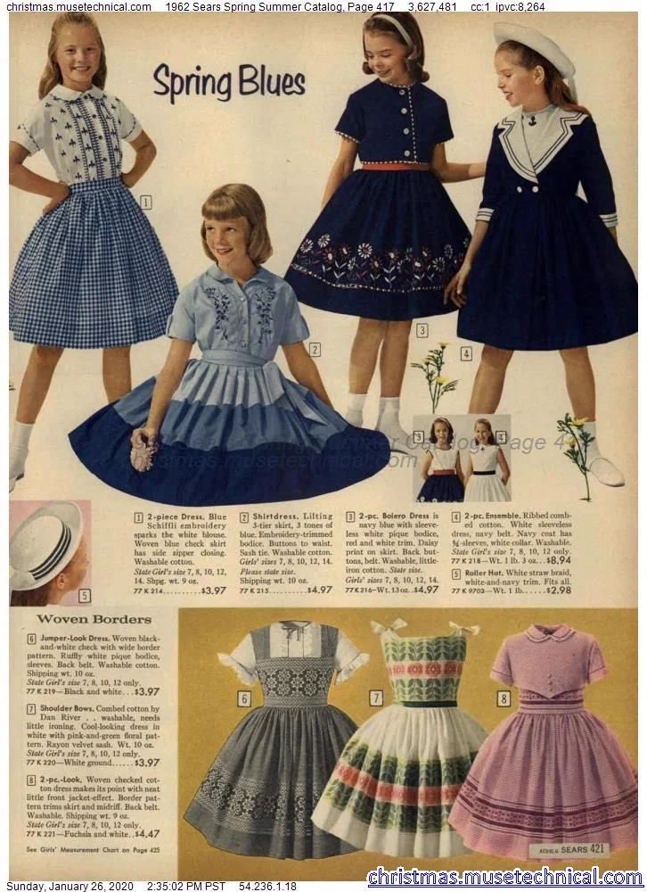 60年代の子供服が上品で素晴らし過ぎる！子供の頃から素敵な色に囲まれる幸せ…