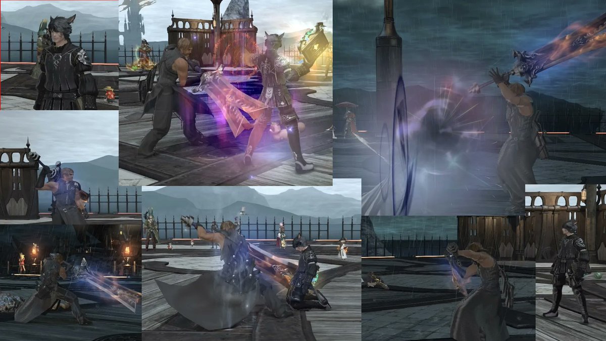 dark_aeons's tweet photo. #FFXIV I can't believe it started raining but that didn't stop our fun! https://t.co/YFWPI0skh0