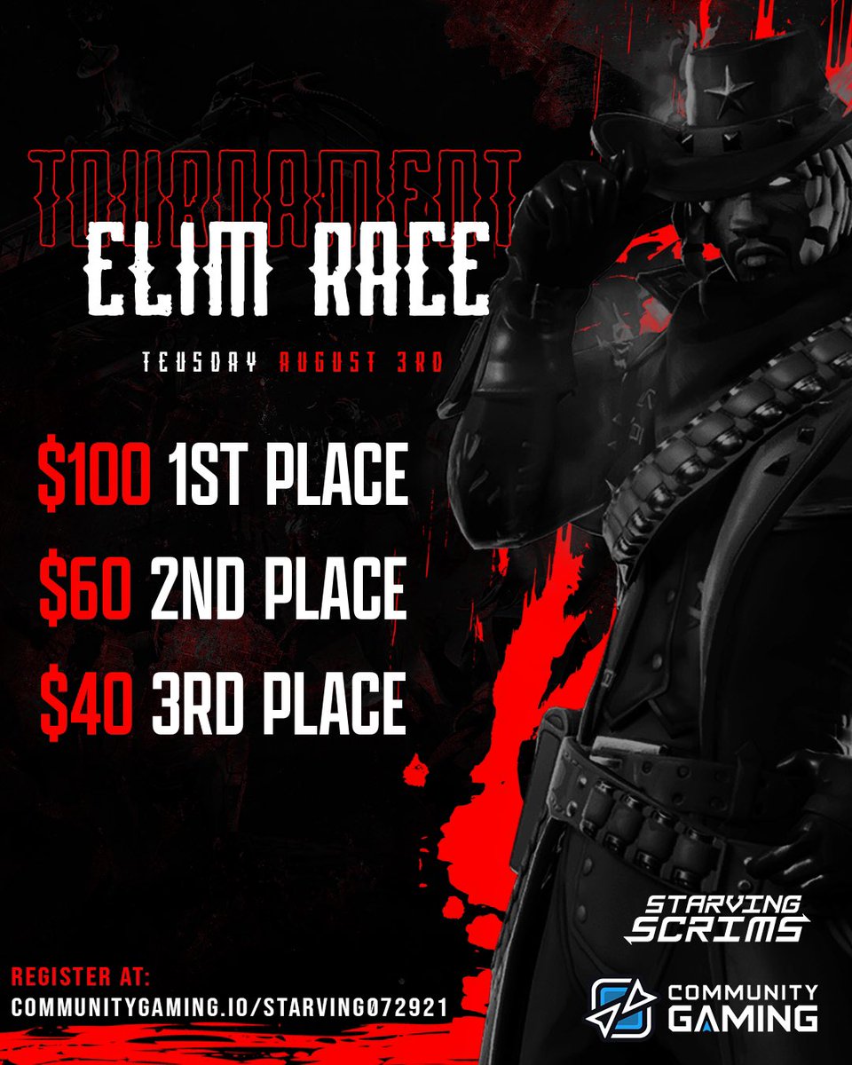 StarvingEsports's tweet photo. Register Now!
Tourney tomorrow, seats filling up quick.

https://t.co/GH9bq580b6 https://t.co/bNzcB9RwRv