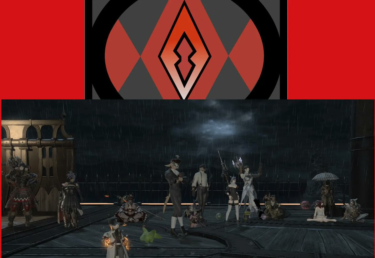 dark_aeons's tweet photo. #FFXIV the Dark Aeons cheerleading section to our #pvp tournament. https://t.co/mgTIMny8Az