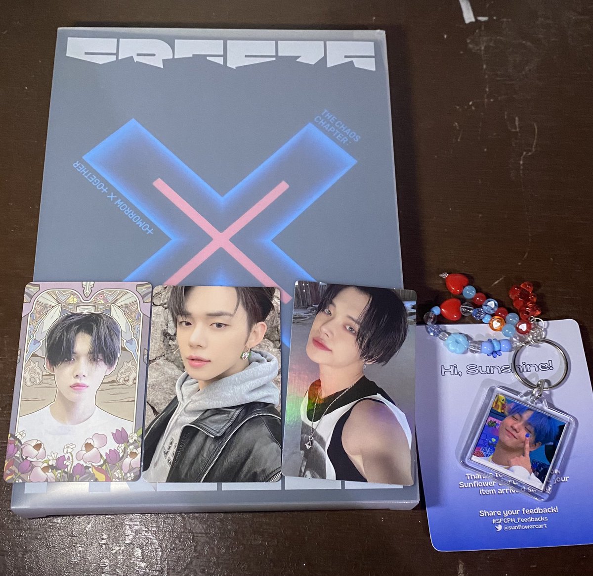 jjulverse's tweet photo. GUMANA YUNG PAG BASBAS KO OH MY !?!,!!, also super duper ultra mega sparks for yeonjun broadcast pc ✨🌟✨ thank you so much @sunflowercart #SFCPH_Feedbacks !!! the freebie was also super cute!! https://t.co/9bxRmbr106