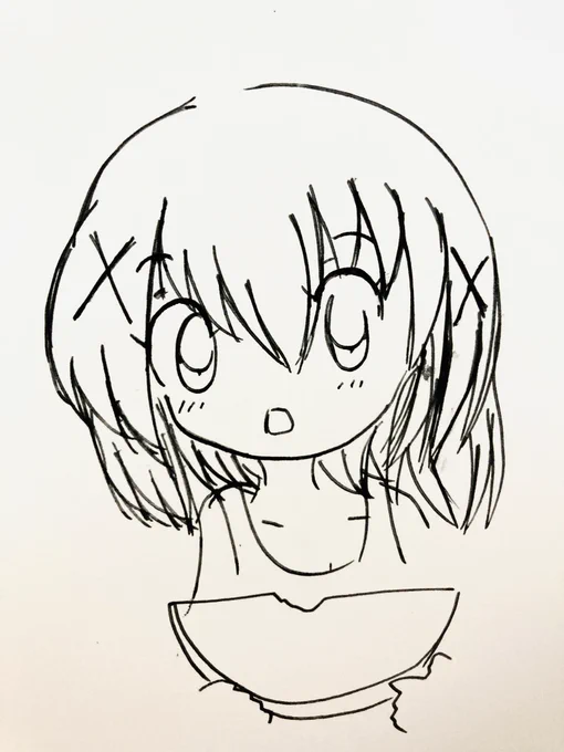 久々の手描き 