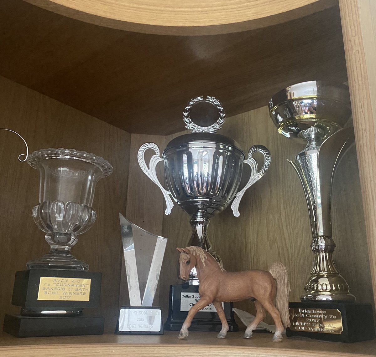 CardiffMustangs's tweet image. “Alexa, add a trophy cabinet to our shopping list”
