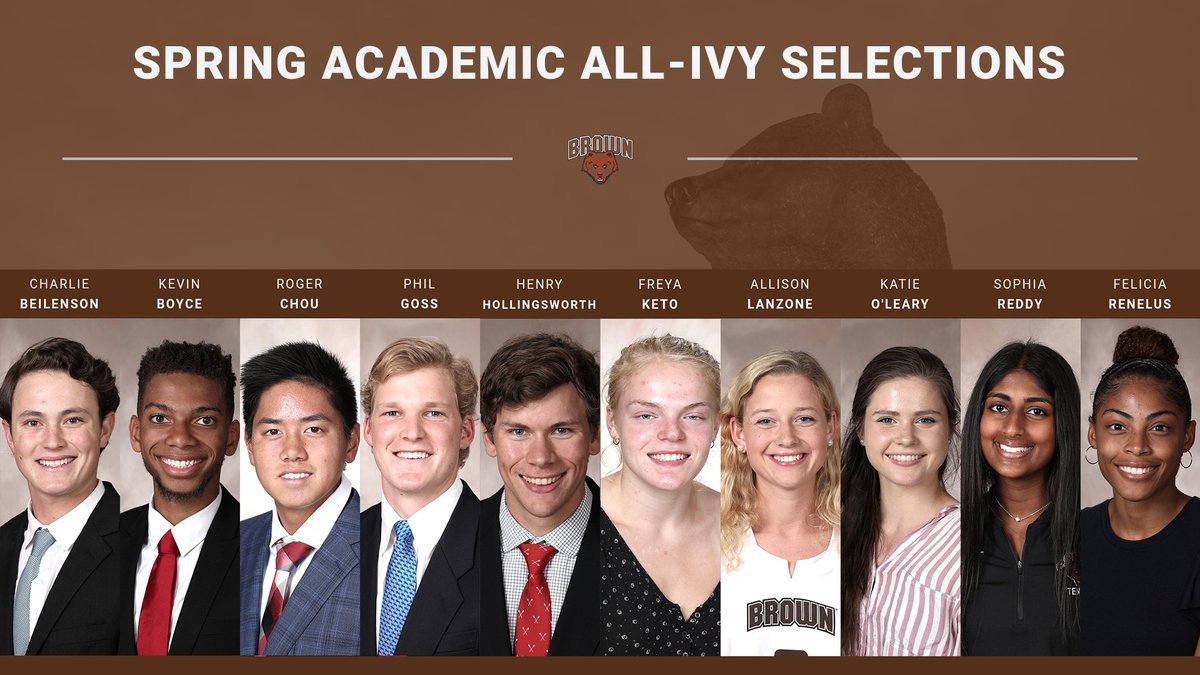 BrownU_Bears's tweet image. Congratulations to the 10 Brown student-athletes named Spring Academic All-Ivy!

brownbears.com/news/2021/8/2/…