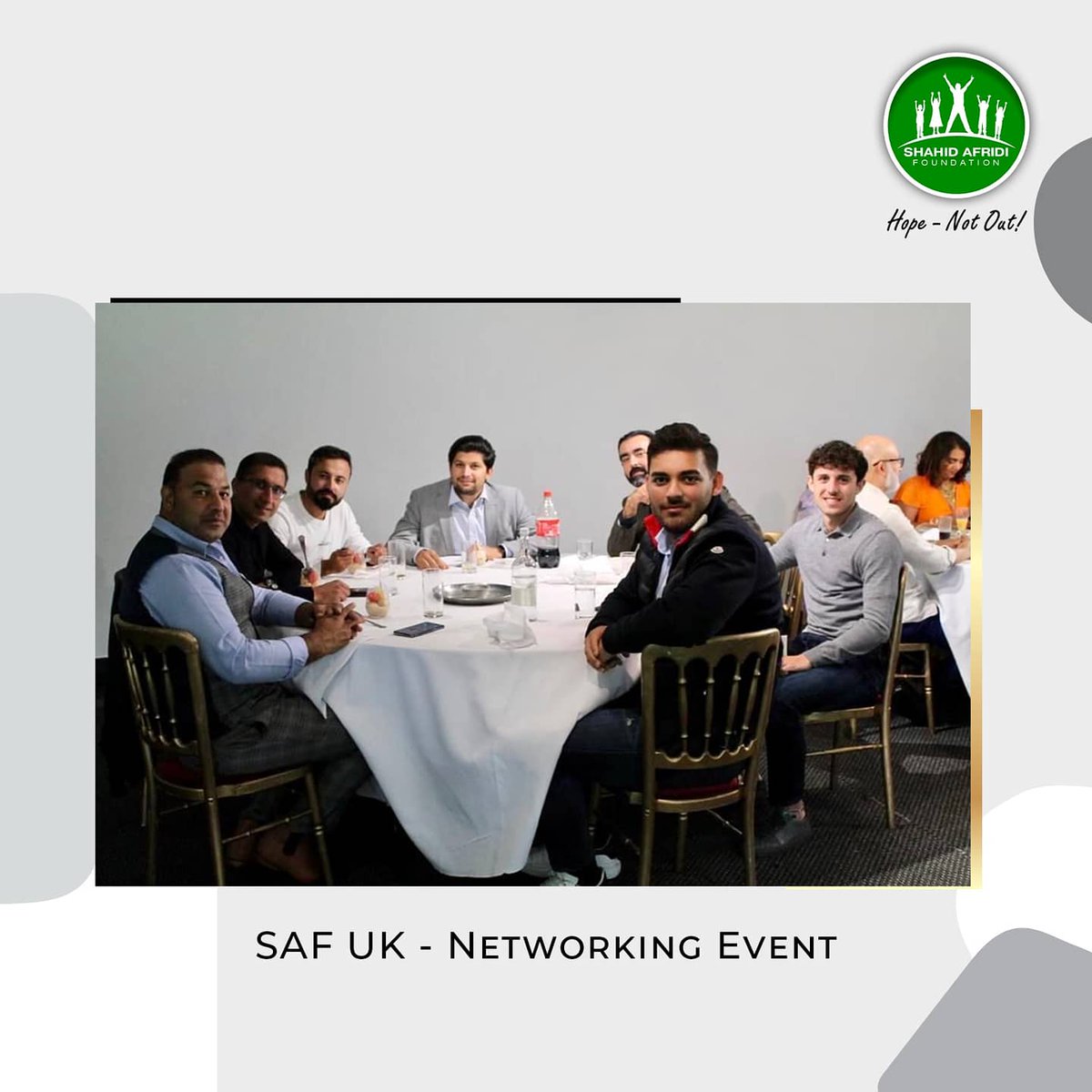 SAFoundationN's tweet photo. Our @SAFoundationUK team hosted a networking lunch for our key donors/sponsors/partners who have been part of our 7 year journey to date. Thanking all of our guests and supporters for their continuous support, especially over the pandemic. Ensuring #HopeNotOut for all! https://t.co/JUyMckEyAe