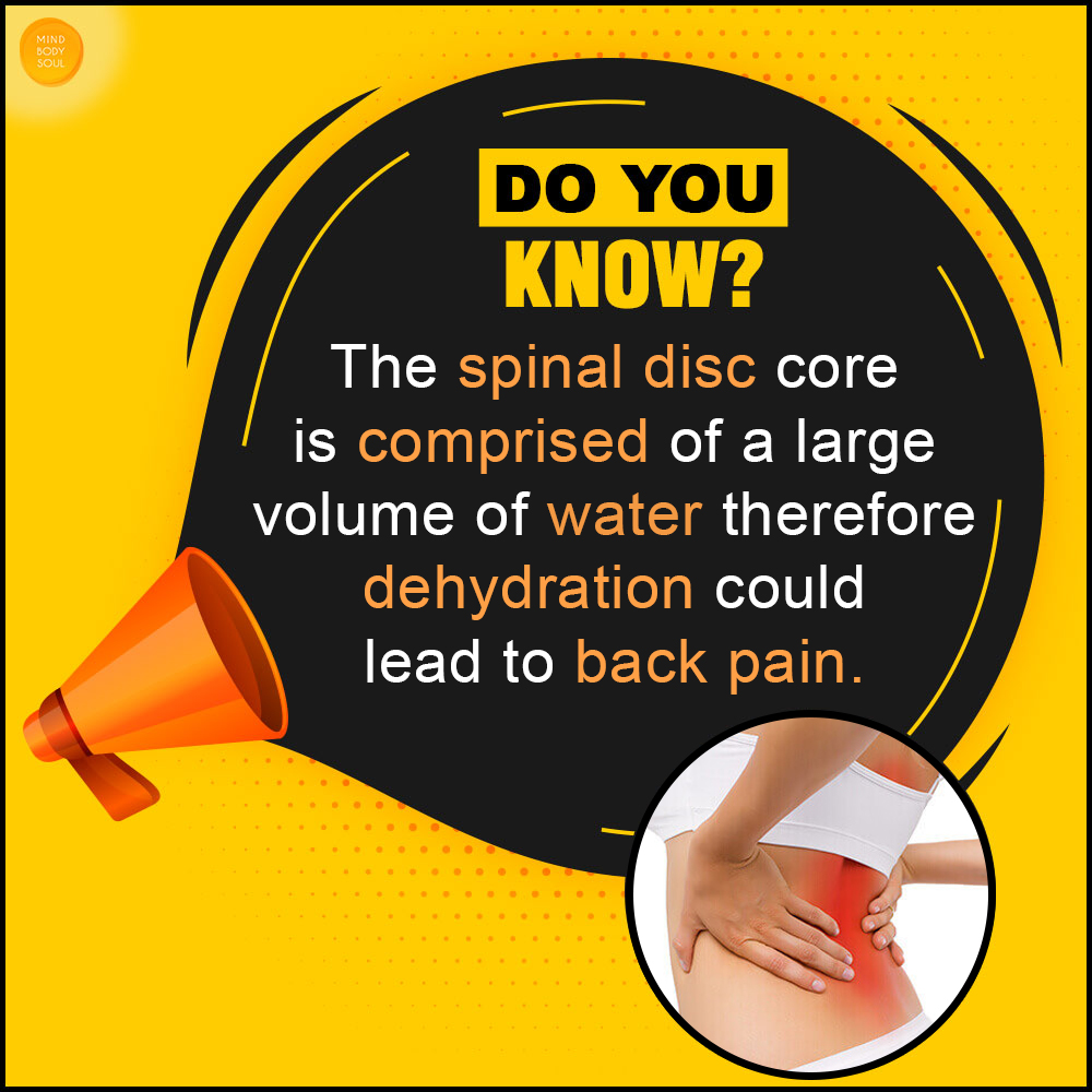 MindBodySoulTV's tweet image. Did you know this before?

#DoYouKnow #SpinalDisc #Dehydration #BackPain