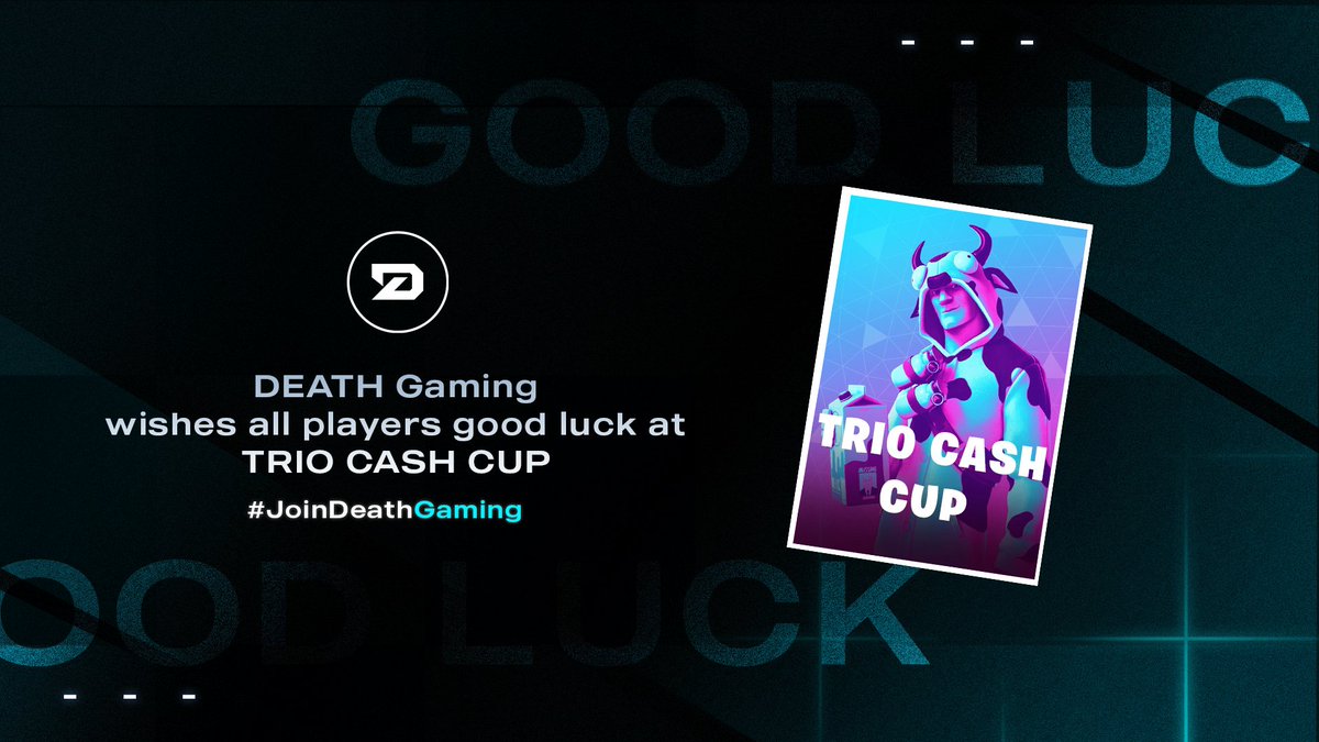DivineGamingEU's tweet photo. DEATH Gaming wishes everyone good luck🍀 https://t.co/9fpOlFAwNZ