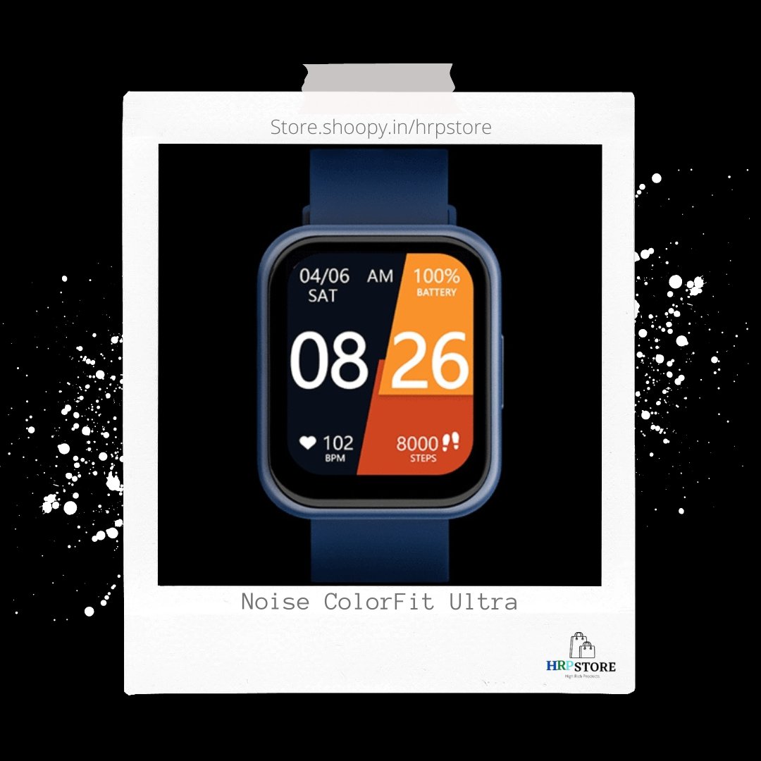 h_r_tech's tweet image. Noise colorfitUltra Smart watch available.... 
Visit store : store.shoopy.in/hrpstore