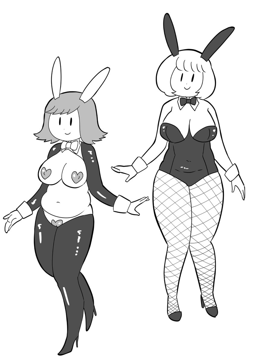 モブ顔バニー二種盛り 