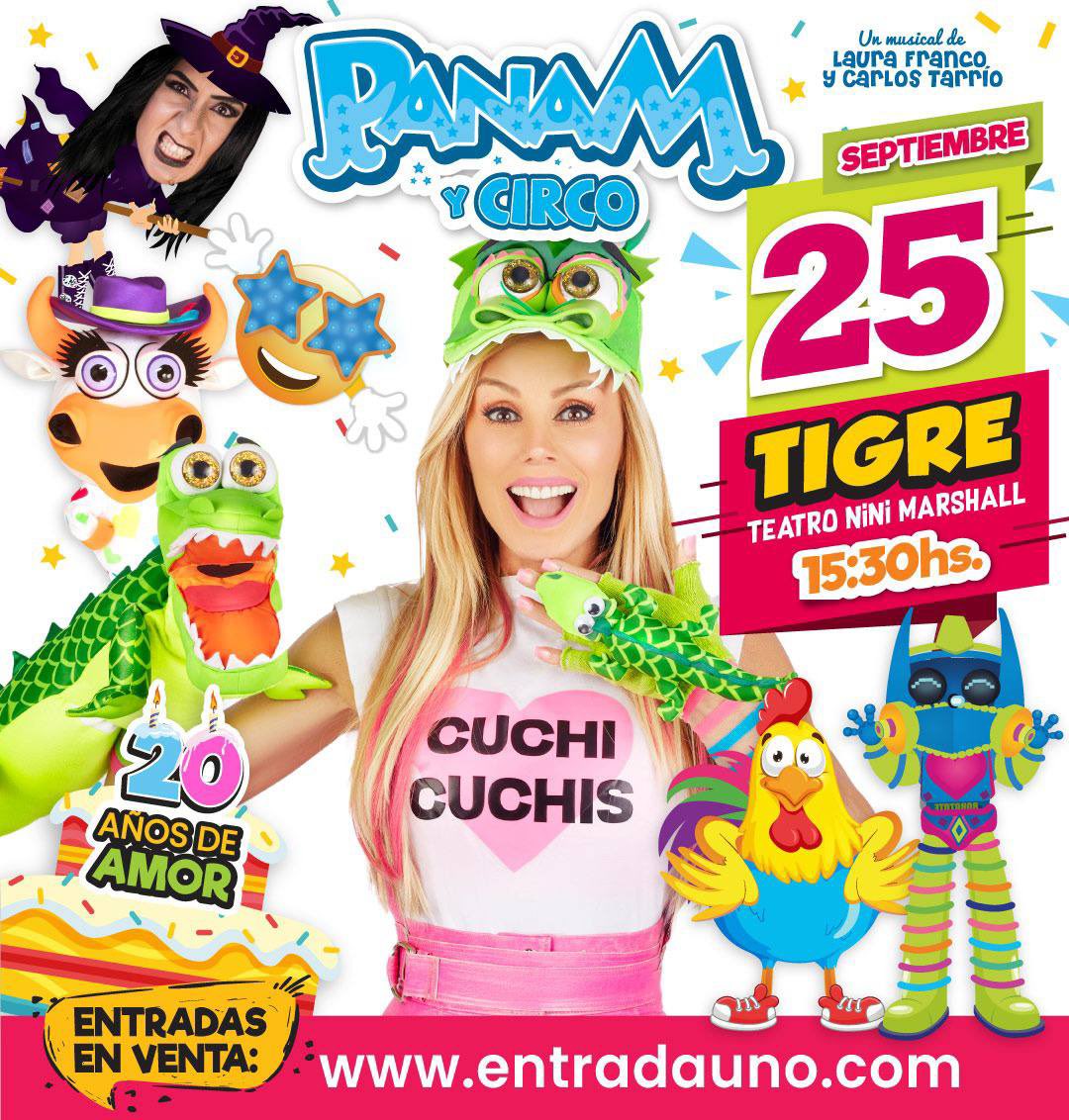 “Tour 2021”… Se viene show en <a href="/teatronmarshall/">Teatro Niní Marshall</a> este 25/09 . Conseguí tu entrada en 👉🏻 bit.ly/2VirIyB