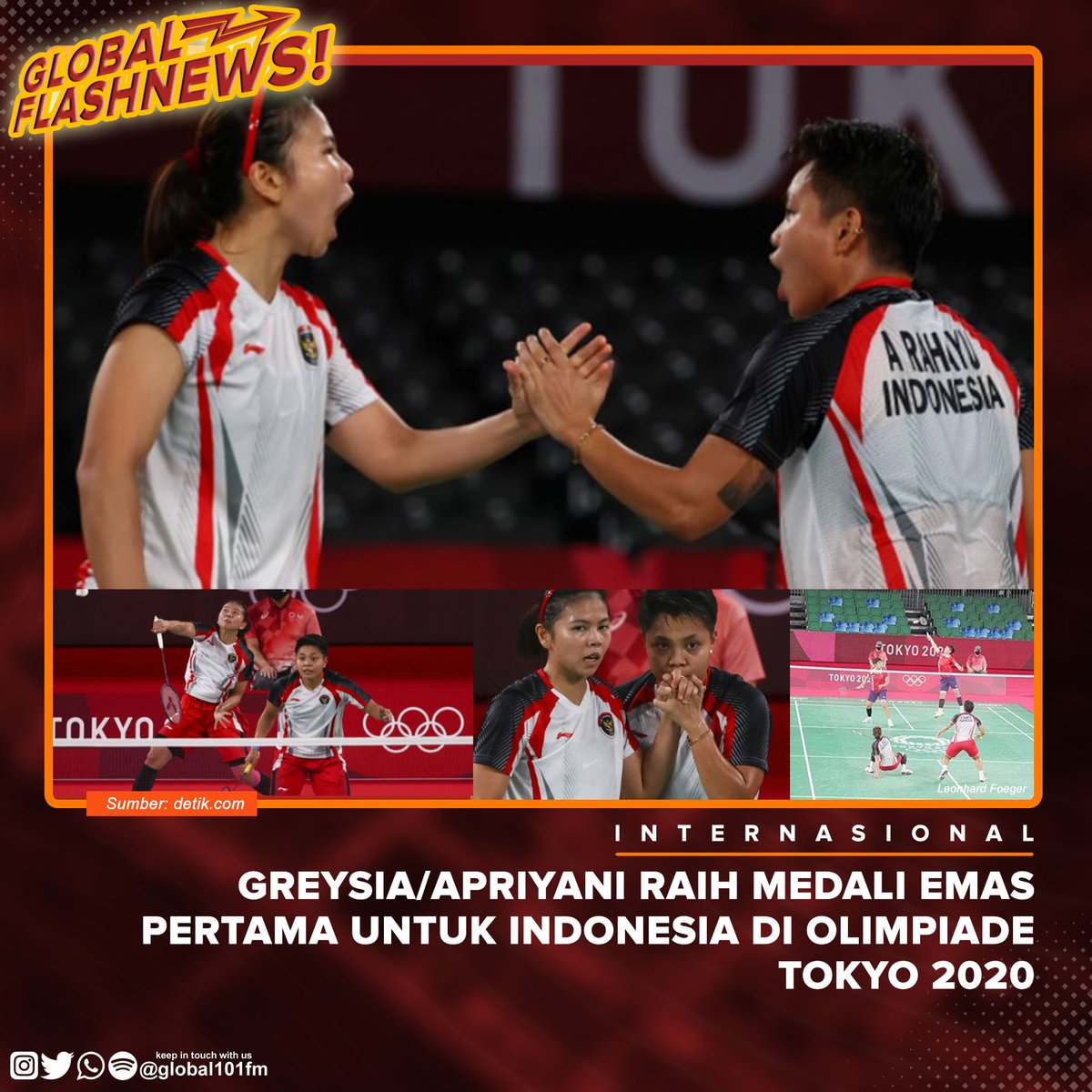 Global Radio 101 FM Palembang tweet media