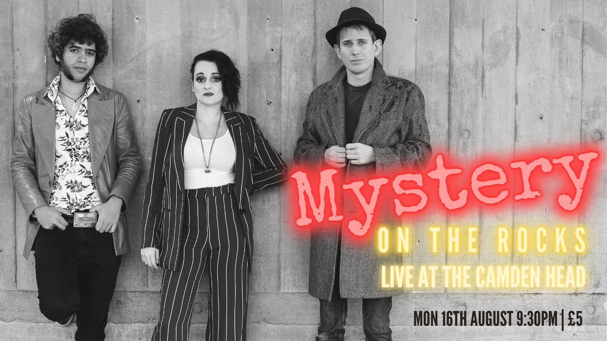 On 16th August at 9:30pm we will be descending on <a href="/CamdenComedy/">Camden Comedy Club</a> at <a href="/CamdenHead/">Camden Head</a> for one hour of japes &amp; tomfoolery &amp; cocktails &amp; mysteries as part of <a href="/CamdenFringe/">Camden Fringe</a>!

Tickets are on sale now and cost a hefty chunk o' dough*

*£5

🎟️camden.ssboxoffice.com/events/mystery…🎟️