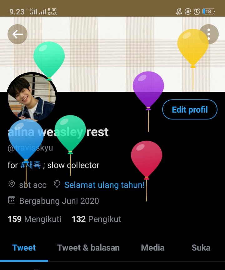 travisskyu's tweet photo. today mails hari ini spesial dirayain pake balon balon sama twitter 😋😋😋 <33 https://t.co/y4SAk9IgOW