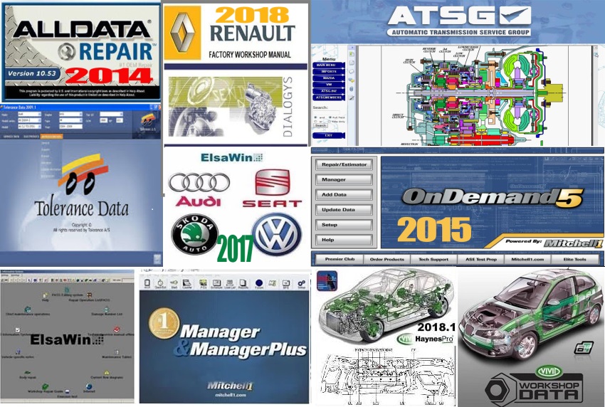 2019 Universal Garage Car Workshop Database Repair Software Similar Autodata!!!