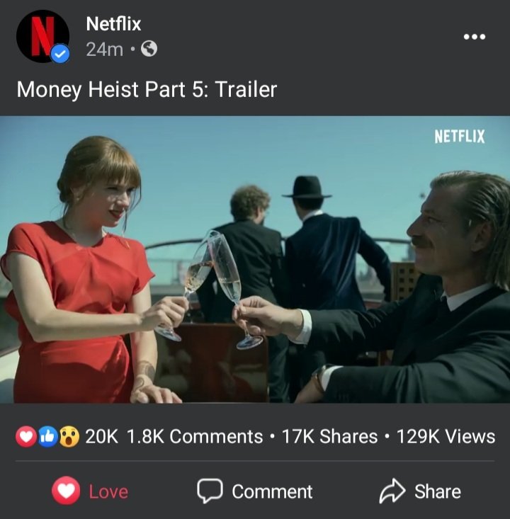 andreyuhswift's tweet image. NOT TAYLOR SWIFT IN THE MONEY HEIST PART 5 TRAILER 😭