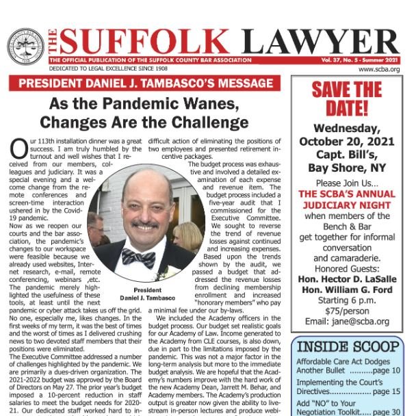 Suffolk County Bar Association on Twitter "EXTRA! EXTRA! The Summer