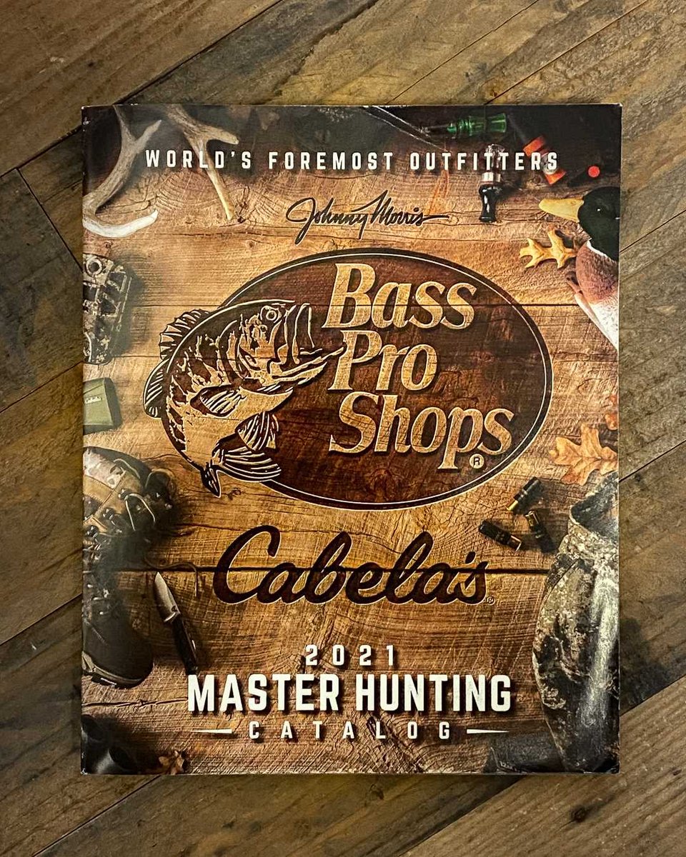 WTD_tv's tweet photo. Did you get your @BassProShops / @Cabelas Hunting Catalog in the mail yet?!

What items are you excited about?

#teamoutdoors #bassproshops #cabelas #huntingcatalog #hunting #deergear #deerseason #deerhunting https://t.co/y2Wt5RD9TF