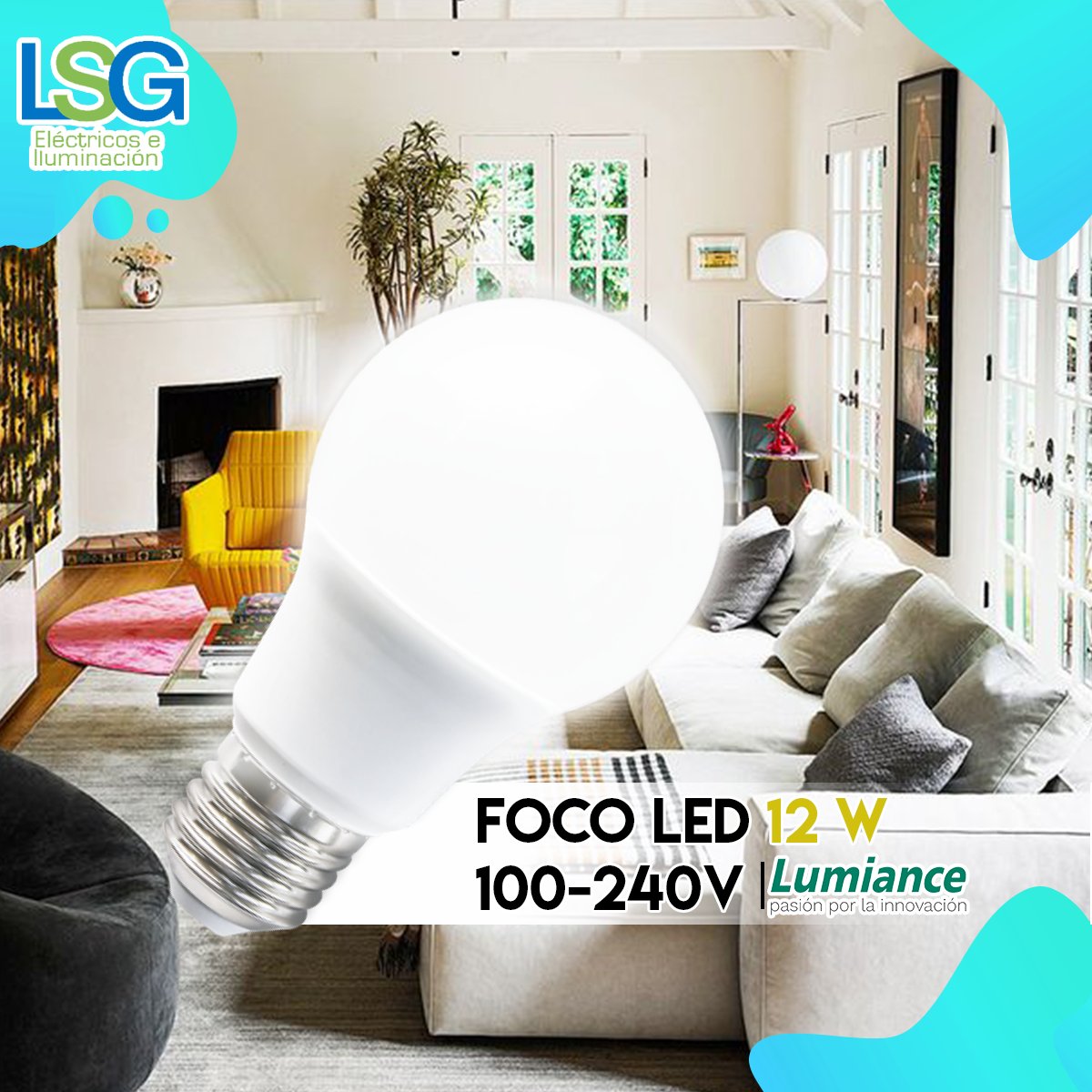 LSG Eléctricos on Twitter "Foco LED 12 watts, ideal para iluminación