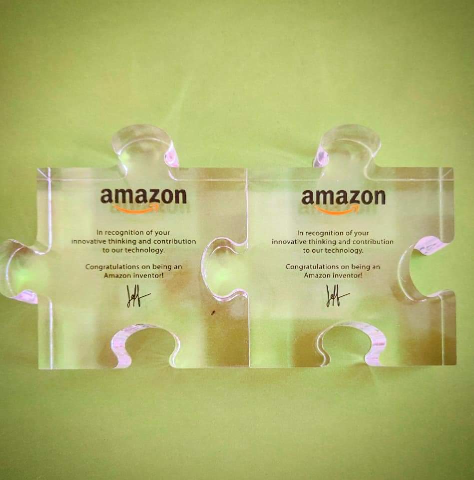 DrRosyB's tweet photo. Applauding at the incredible achievement of @BeingRia . This is for her back to back patents in her stream of work by her company.
#patent #appliedscientist #Amazon #proudlifepartner #artificialintelligence #awards https://t.co/N78GNreP55