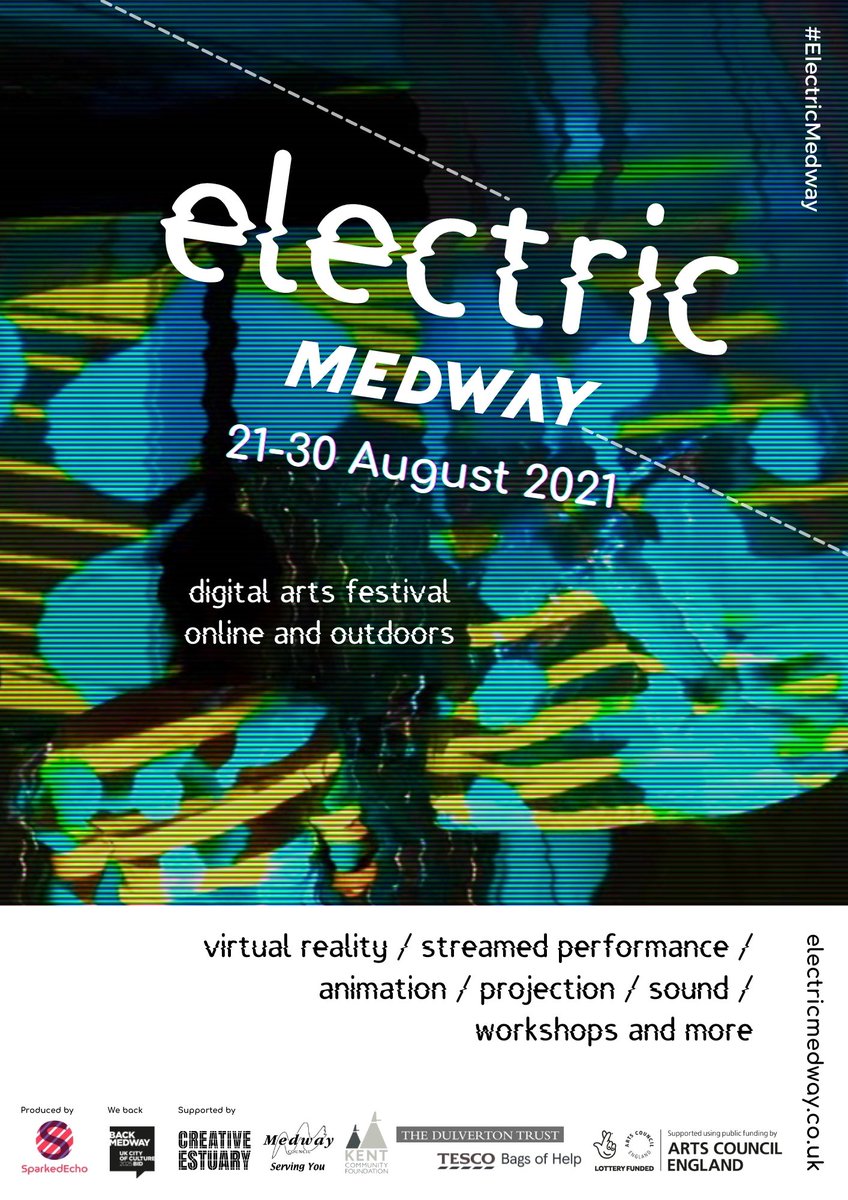 code_canteen's tweet image. Following a successful debut in 2020, Electric Medway returns this summer with an ambitious 10-day arts programme held in a variety of locations. At futureCoders, we can’t wait to be a part of it!
