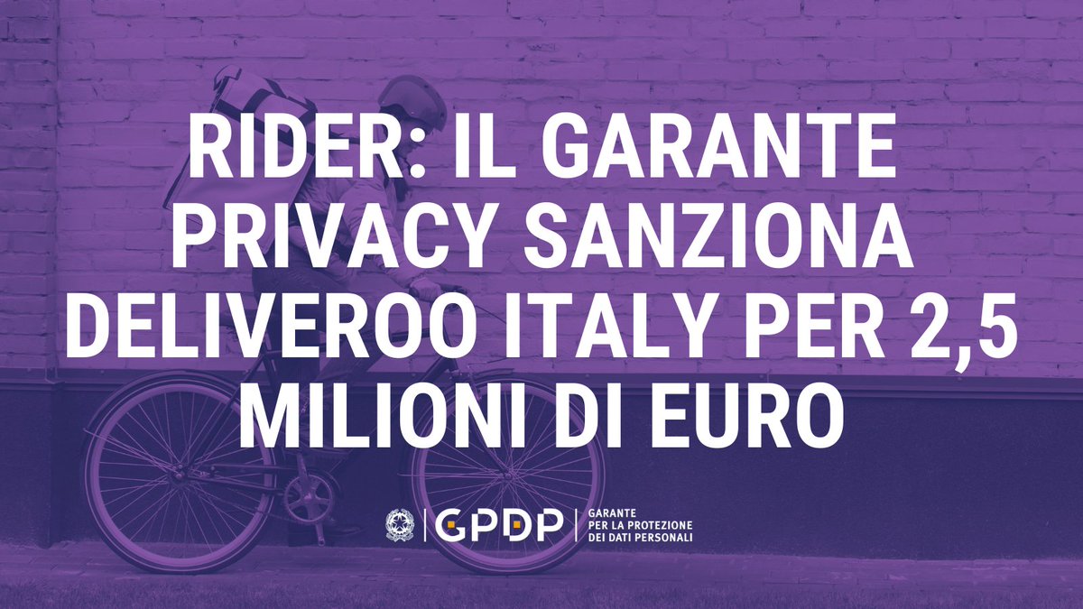 Garante Privacy tweet media