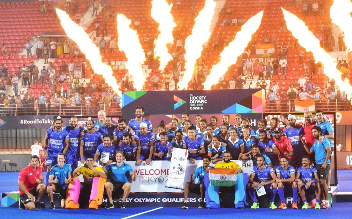 sports_odisha's tweet image. Odisha vividly remembers the day when @TheHockeyIndia men and women booked their tickets to #Tokyo2020 here at Kalinga Stadium in Bhubaneswar.

Now both the teams are set to play their semi-finals at the biggest sporting extravaganza.

Congratulations and all the best #TeamIndia!