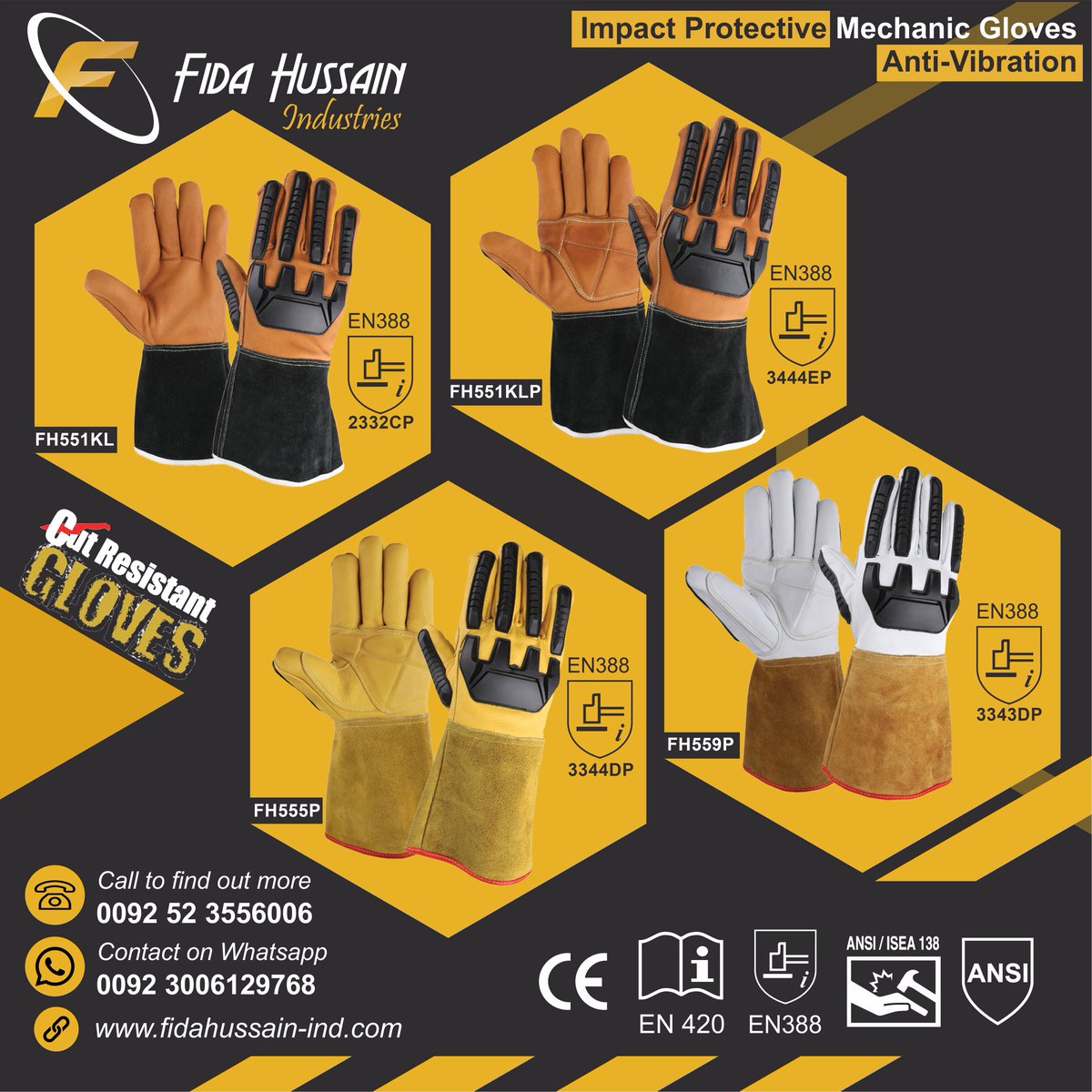 FidaIndustries's tweet photo. Impact Resistance Leather Gloves 

ANTI-IMPACT GOATSKIN DRIVER GLOVES / TIG WELDING GLOVES 
Affordable Prices
#leathergloves #Drivergloves  #impactresistantgloves  #impactgloves  #oilandgas  #safetygloves #wintergloves  #Fidagloves #Fidasafety #ad
https://t.co/J9FLXFyTaP https://t.co/vtQpUa3nRq