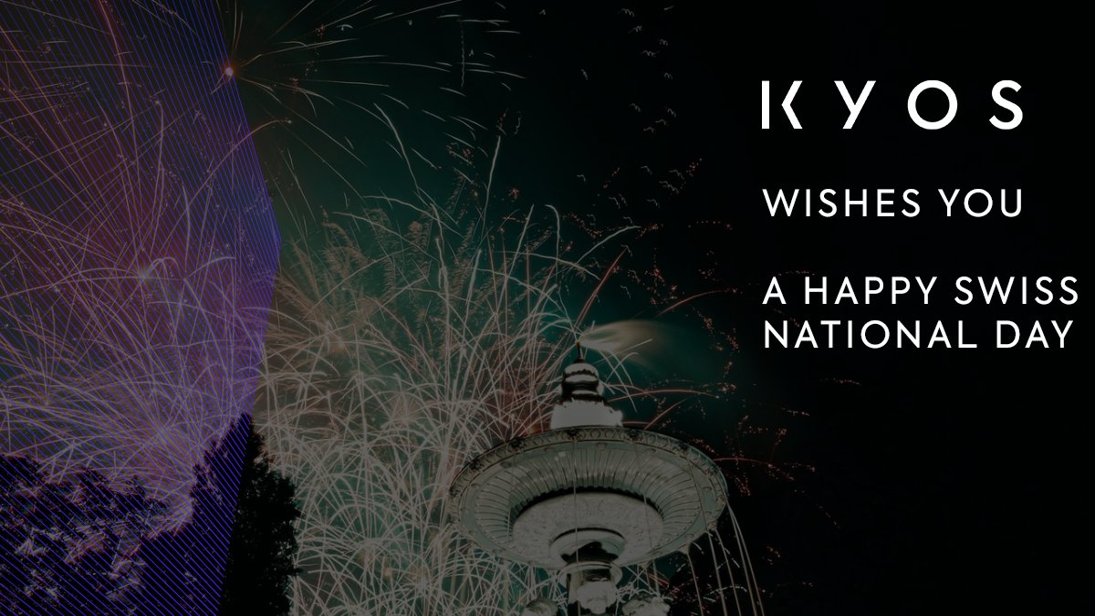 Yesterday was the 730th Birthday of Switzerland!
In the name of KYOS SA, we hope you enjoyed the National Day! 🇨🇭
#happybirthday