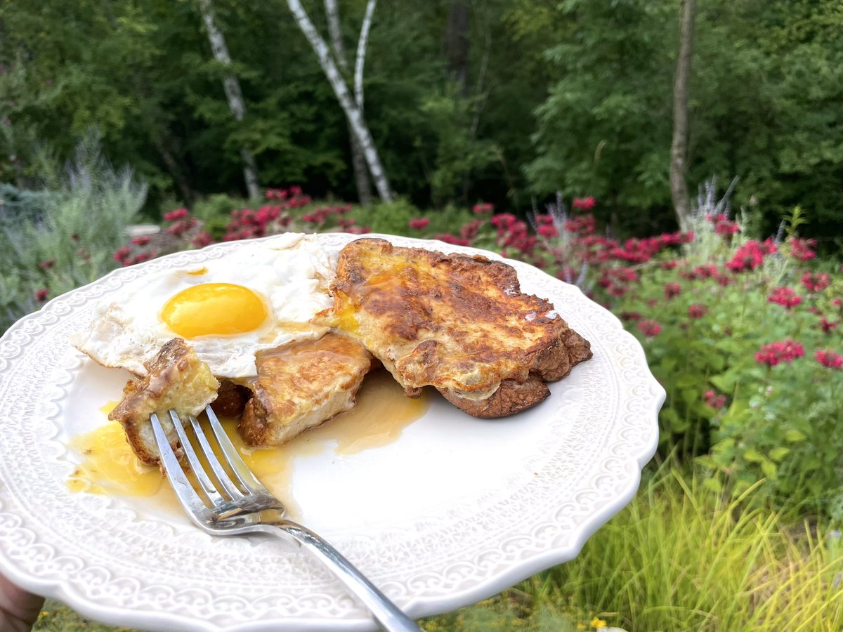 MariaEmmerich's tweet photo. Have you tried my zero carb protein sparing French Toast? It is a great way to hit your protein macro 💪💪💪 #psmfbread #proteinsparingbread #MondayMotivation #alfrescodining https://t.co/lfSR4ICha8